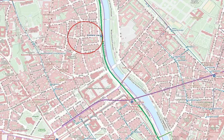 Attraktive Bürofläche in renoviertem Stilaltbau direkt bei U4 und Nähe 1. Bezirk