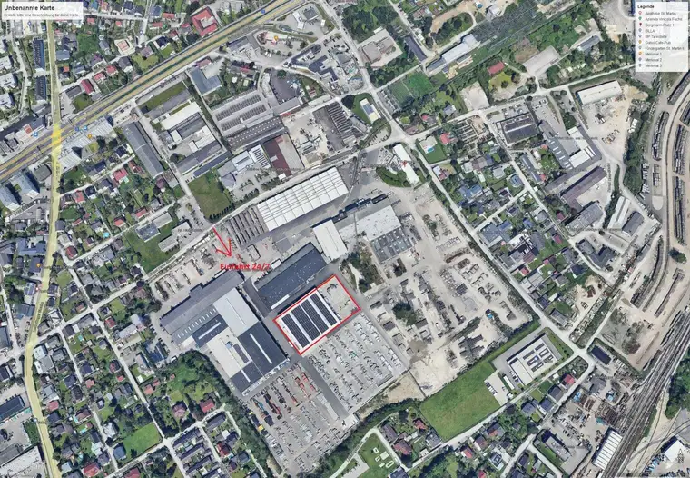 Attraktive Hallenfläche und überdachte Lagerfläche in zentraler Lage nahe der Salzburger Strasse in Traun/Linz zu vermieten