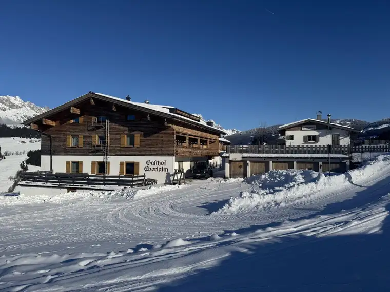 Gasthof mit Zimmervermietung- Schihütte - Bar! Ski in Ski Out – auf 1150m Seehöhe im Skigebiet Hochkönig/Aberg/ Maria Alm.