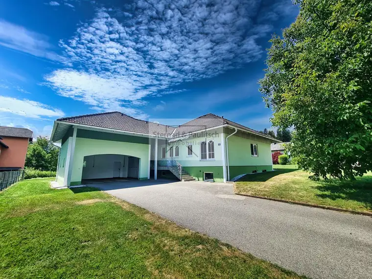 Großzügiger Bungalow mit Sonnenterrasse |riesiger Garage &amp; vielseitiger Nutzfläche |Villach Land | Kärnten