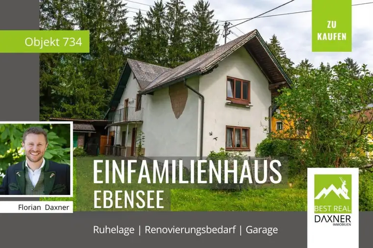 Einfamilienhaus mit Sanierungsbedarf in Ebensee am Traunsee
