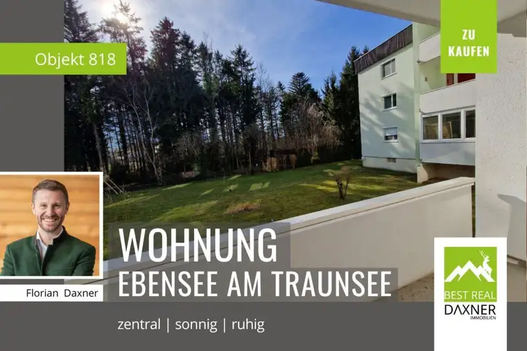 Entzückende Eigentumswohnung in Ebensee am Traunsee! ZWEITWOHNSITZFÄHIG