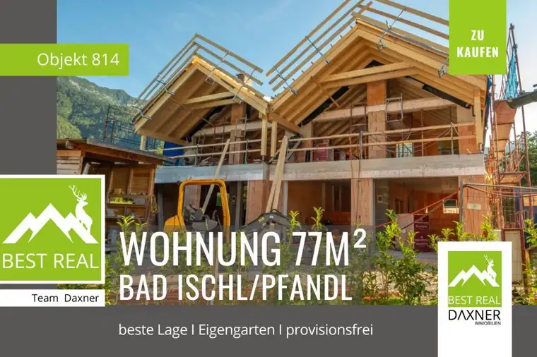 Erstbezug: Hochwertige Neubau - Gartenwohnung in Bad Ischl