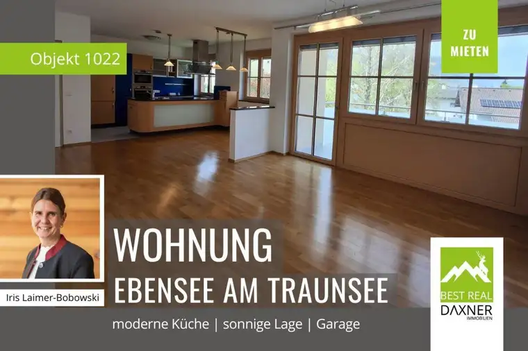 Großzügige helle 3 Zimmer Wohnung mit Garage zu mieten