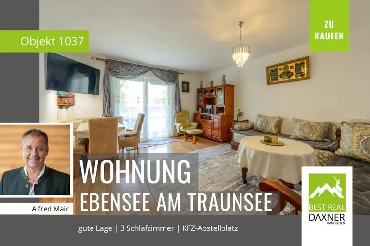 Familienfreundliche 4-Zimmerwohnung in ruhiger Lage von Ebensee
