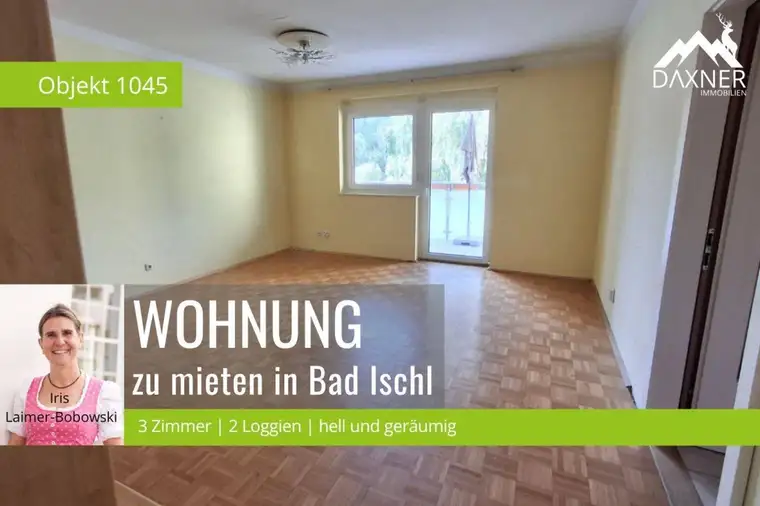 Geräumige 3-Zimmer-Wohnung mit Parkplatz zu mieten