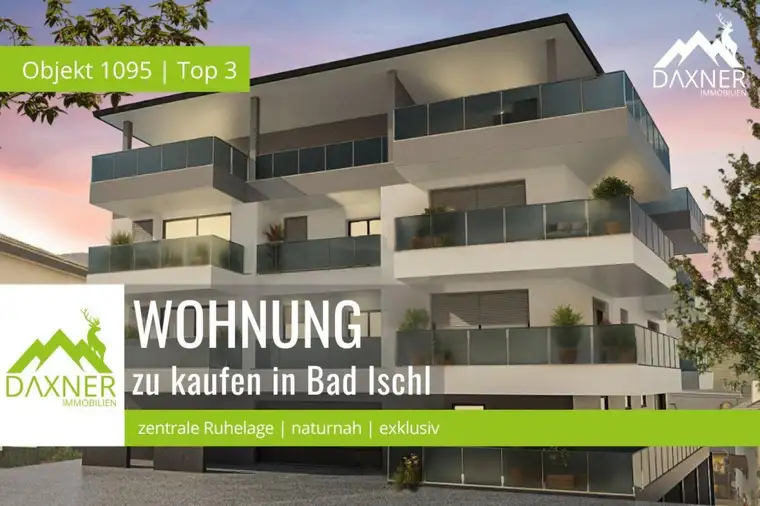 Modernes Wohnen vereint mit aussergewöhnlicher Lage - Neubauwohnung über den Dächern von Bad Ischl
