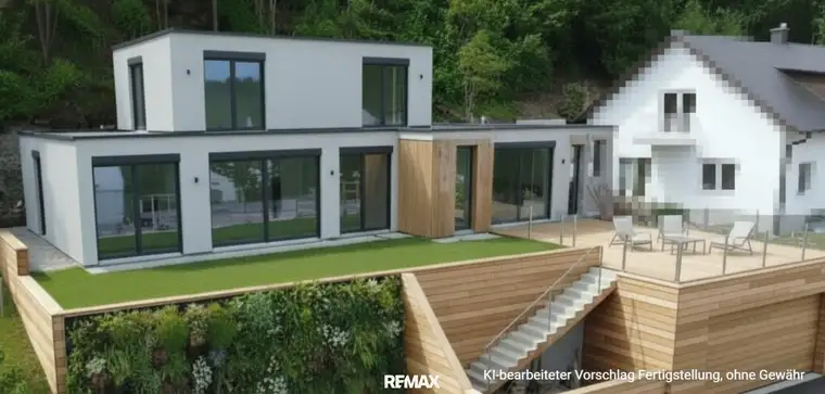 Schnäppchen in Alland! Einfamilienhaus in Aussichtslage zum fertig bauen!
