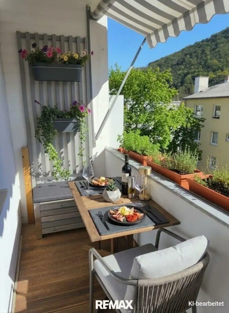 Modernes Design trifft Lebensqualität: Stilvolle 3-Zimmer-Wohnung mit sonniger Loggia