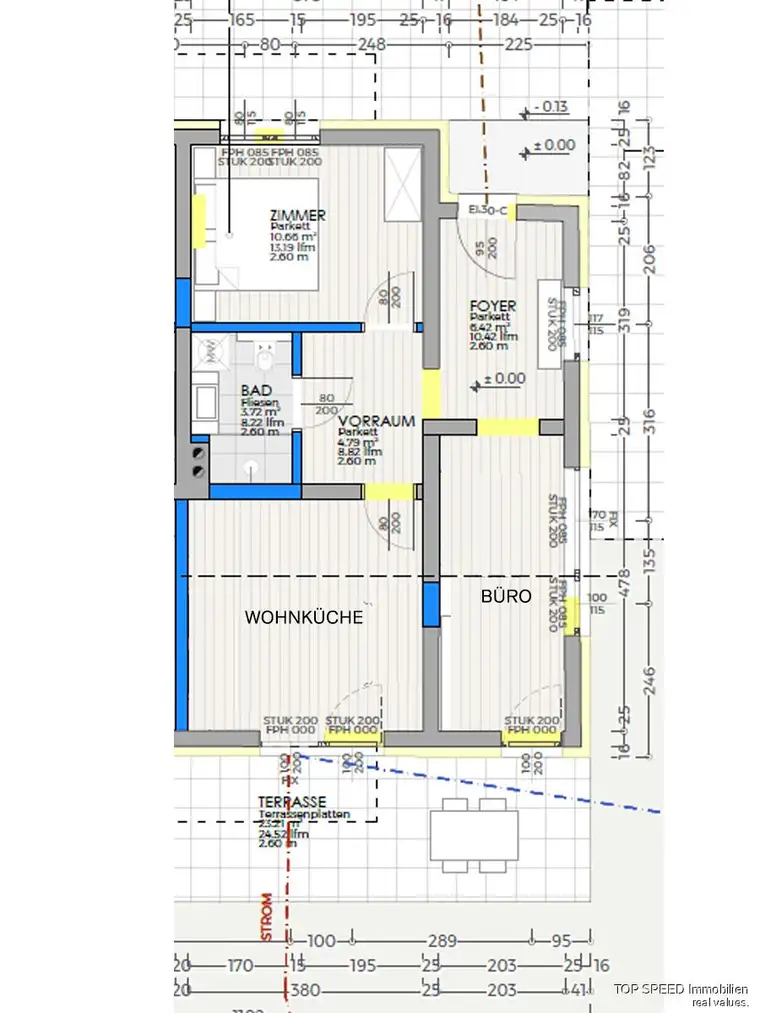 50m² 3-Zimmerwohnung mit Südterrasse in Moosheim bei Gröbming