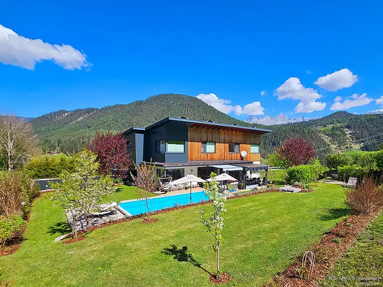 Alpenresidenz mit beheiztem Pool &amp; Dachsteinblick–Traumlage zwischen Reiteralm &amp; Fageralm Ski amadé