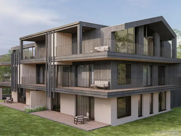 Zwei Zimmerwohnung in Aich – 38 m² Apartment mit Südbalkon &amp; 2 Carports