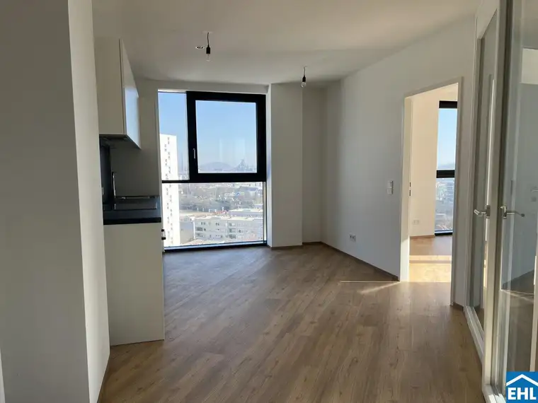 Ihr Traumzuhause im High Five! Wohnung mit 3 getrennten Räumen und Einbauküche sowie Loggia ab 01. Juni!