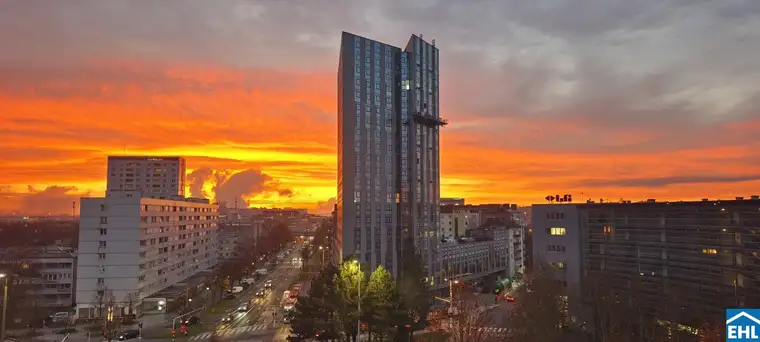 Top ausgestattete 2-Zimmer-Wohnung mit Loggia – Urbanes Leben mit grandioser Aussicht im High Five Linz!