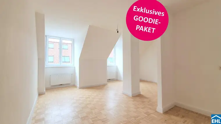 Kaufpreissenkung &amp; GRATIS Goodie! Entdecken Sie die charmante Altbau-Oase im Dachgeschoß mit Garten!