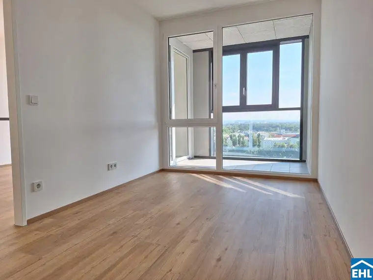Geräumige 2-Zimmer-Wohnung mit Loggia und Einbauküche – Urbaner Wohnkomfort im High Five im 15.OG!