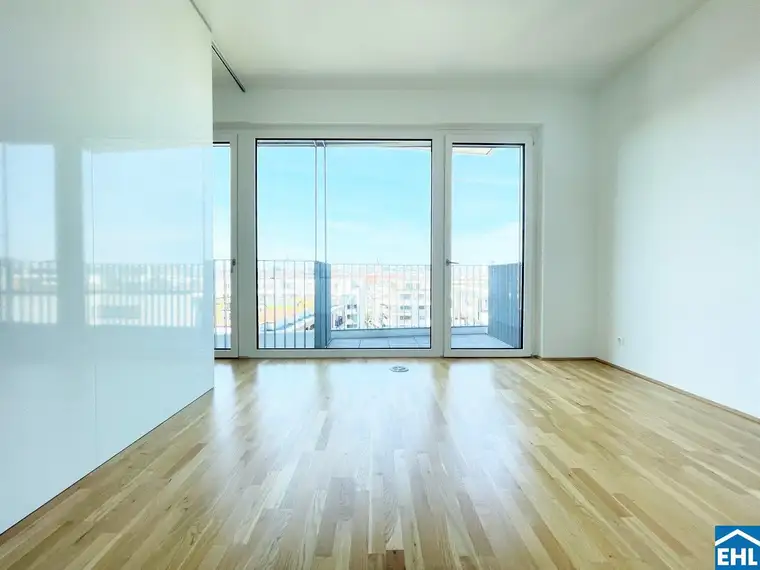 Topmoderner 2-Zimmer-Wohnraum über den Dächern Wiens