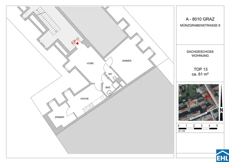 **Ab 01.02.2026** Charmante 2-Zimmer-Wohnung in Graz