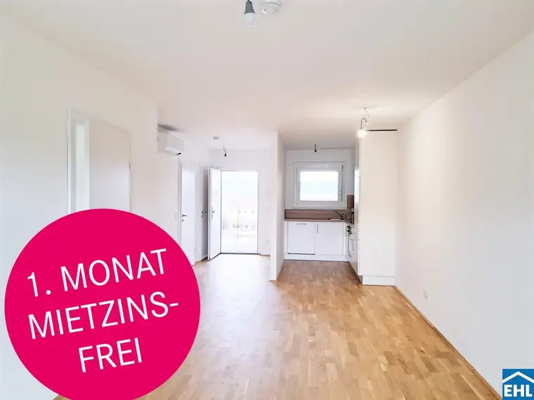 Balkonwohnung in der Smart City!