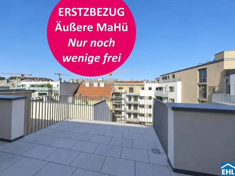 Wiener Stadtoase – ERSTBEZUG - nachhaltiges Energiekonzept – Mit Balkon, Loggia, Terrasse oder Garten