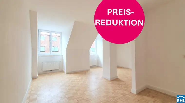 Kaufpreissenkung &amp; GRATIS Goodie! Entdecken Sie die charmante Altbau-Oase im Dachgeschoß mit Garten!