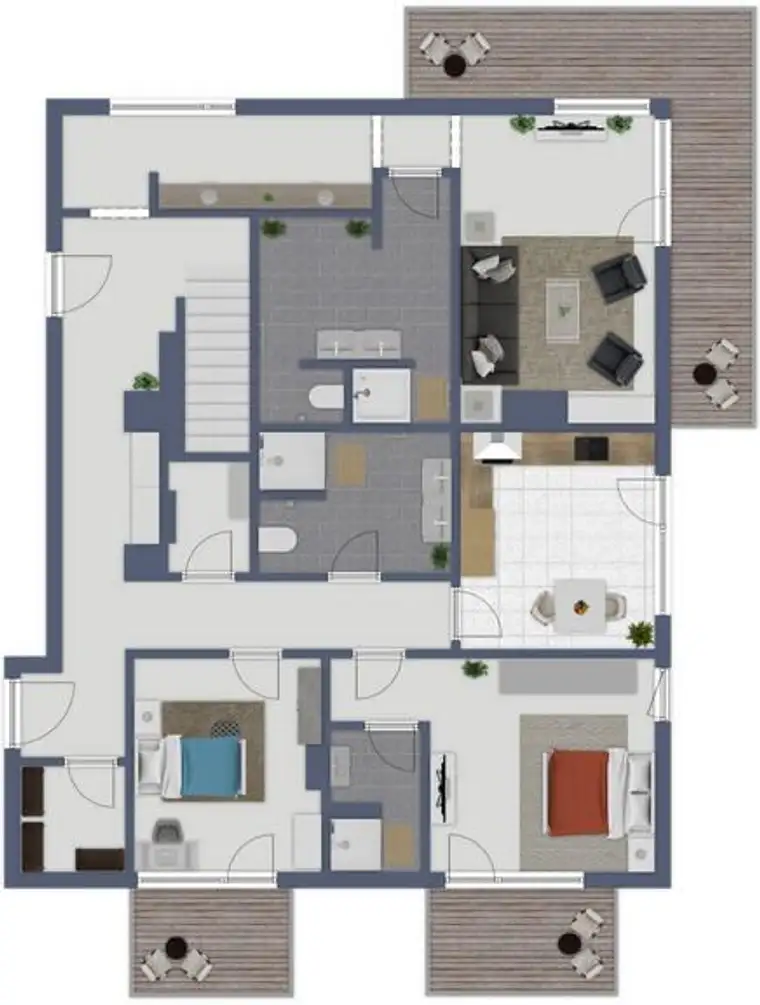 Grand Horizon Kitz – Ihre exklusive Penthouse-Maisonette mit atemberaubendem Blick über die Kitzbüheler Bergwelt.