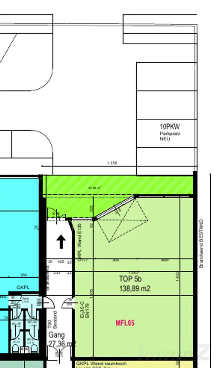 8435 Wagna/Leibnitz: Premium Lagerfläche (ca. 139 m²) mit Licht/Strom, beheizbar, Rolltor, ebenerdig, barrierefrei, WC (5b)