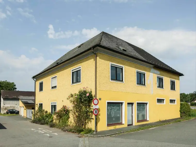 8424 - großzügiges Haus mit schönem Garten und großen Garagen