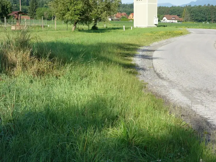 Ebenes, längliches Grundstueck in der Nähe von Stainz