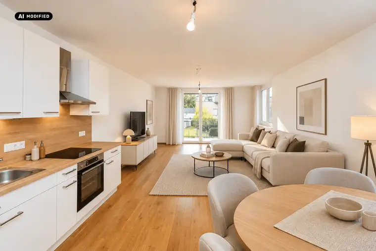 Moderne 3-Zimmer Wohnung mit 2 Balkonen und Tiefgaragenplatz- in St. Leonhard nahe der Universität