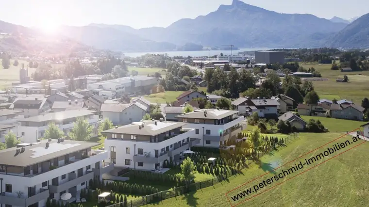 BAUSTART ERFOLGT! Mondsee - Moderne 3-Zimmer Wohnung mit Balkon, Garage und Lift - BAURECHTOBJEKT - PROVISIONSFREI