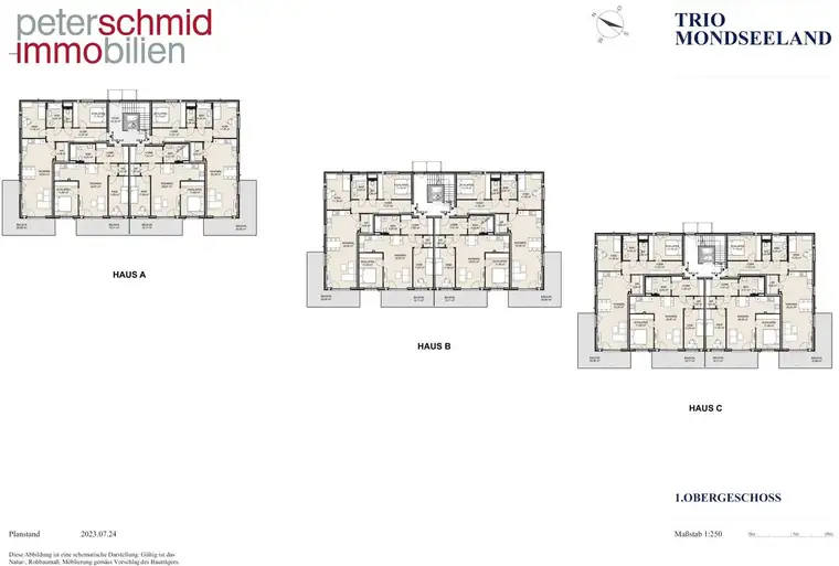 BAUSTART ERFOLGT - PROVISIONSFREI! Exklusive 3 Zimmer Erstbezug-Wohnung mit ca. 21m² Balkon, Garage und Lift zwischen Mondsee und Irrsee - BAURECHTOBJEKT