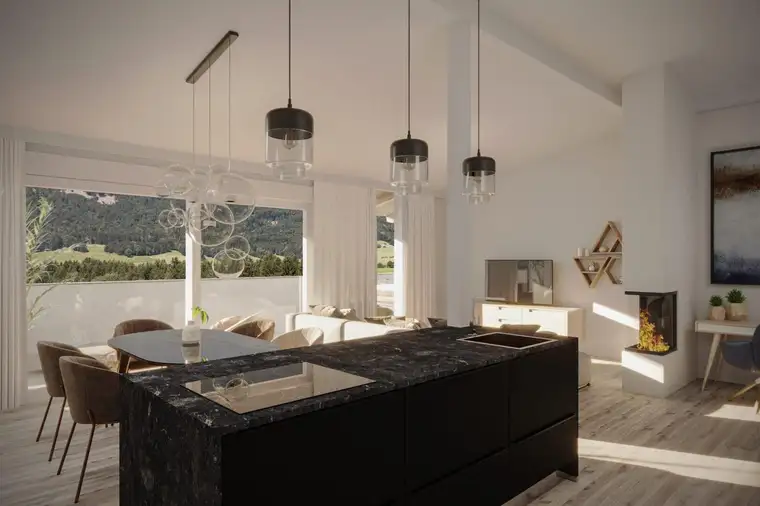 BAUSTART ERFOLGT - PROVISIONSFREI! Exklusives Wohnen in Mondsee - 3 Zimmer-Wohnung mit großer Dachterrasse, Lift und Tiefgarage - BAURECHTSEIGENTUM