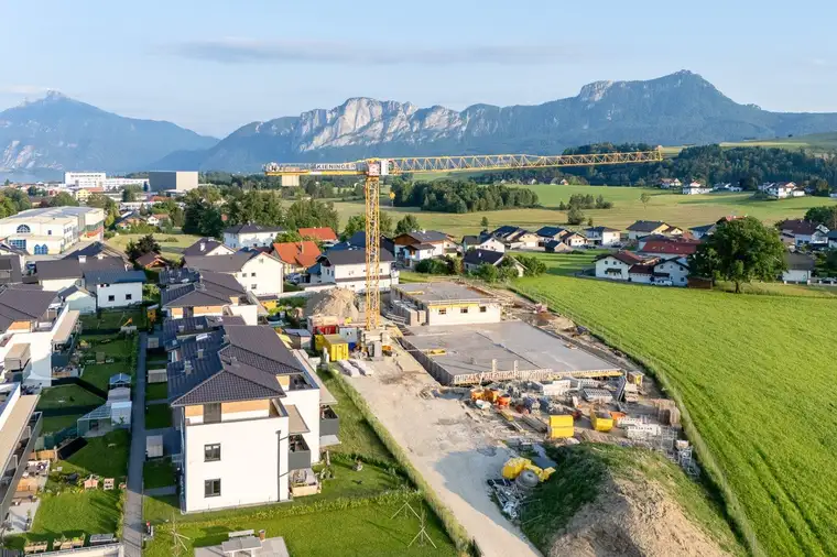 BAUSTART ERFOLGT - PROVISIONSFREI! Exklusive 3 Zi. Wohnung mit großem Sonnenbalkon in Mondsee - BAURECHTOBJEKT