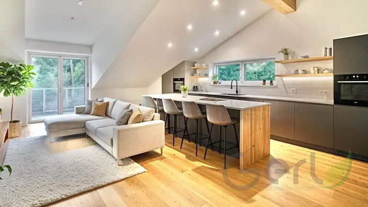 PROVISIONSFREI! Wohnen auf zwei Ebenen! Stilvolle 4 Zimmer Erstbezugswohnung in Elixhausen