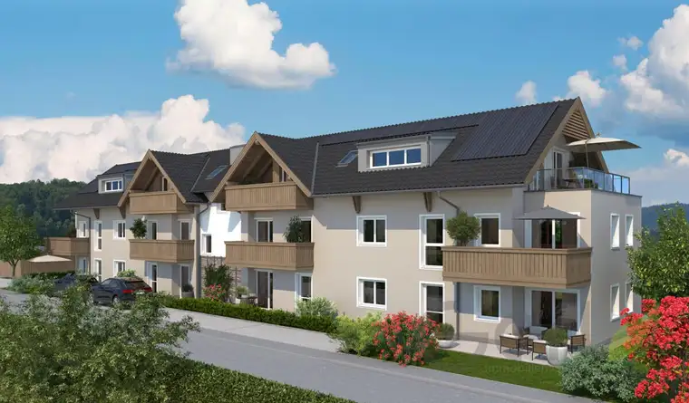 Erstbezug - Provisionsfrei: Exklusive 3 -Zimmer-Balkonwohnung in Thalgau