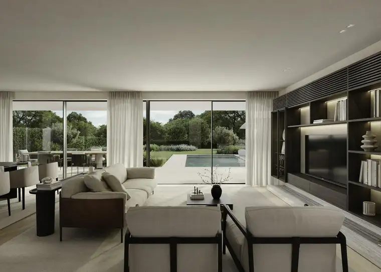The Superior: Exklusive Gartenetage mit privatem Pool