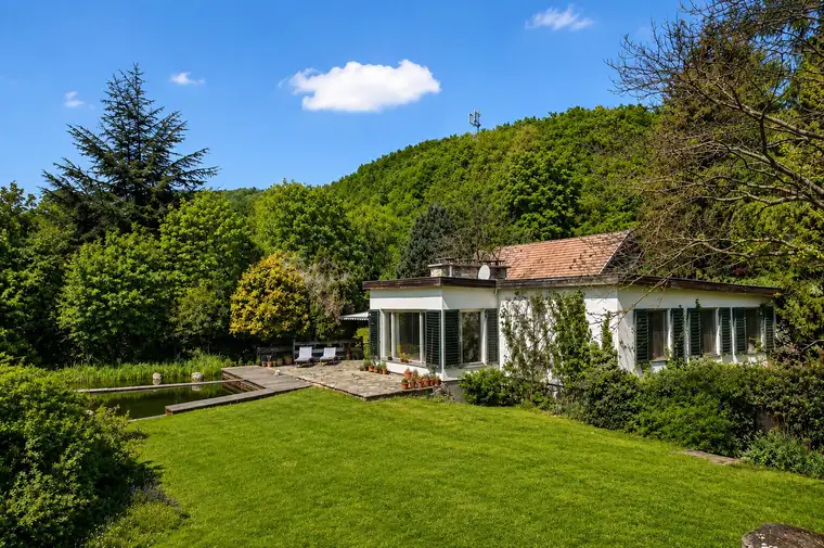 Bungalow &amp; Stadl auf 5.600 m² Grund - Erweiterungspotenzial bis ca. 300 m² Wohnfläche in Weidlingbach