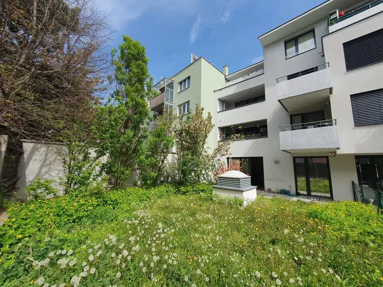 Attraktive, familienfreundliche Gartenwohnung Nähe Neue Donau - Tiefgaragenplatz inklusive