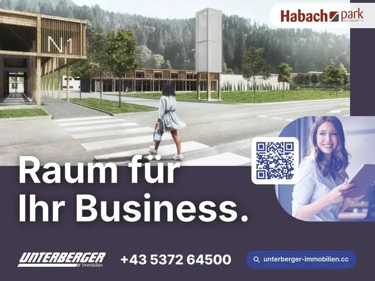 ab 200 m² bis 690 m² Handels- und Gewerbeflächen im Neubauprojekt Habach Park Kirchdorf i. T. (Miete oder Kauf!)