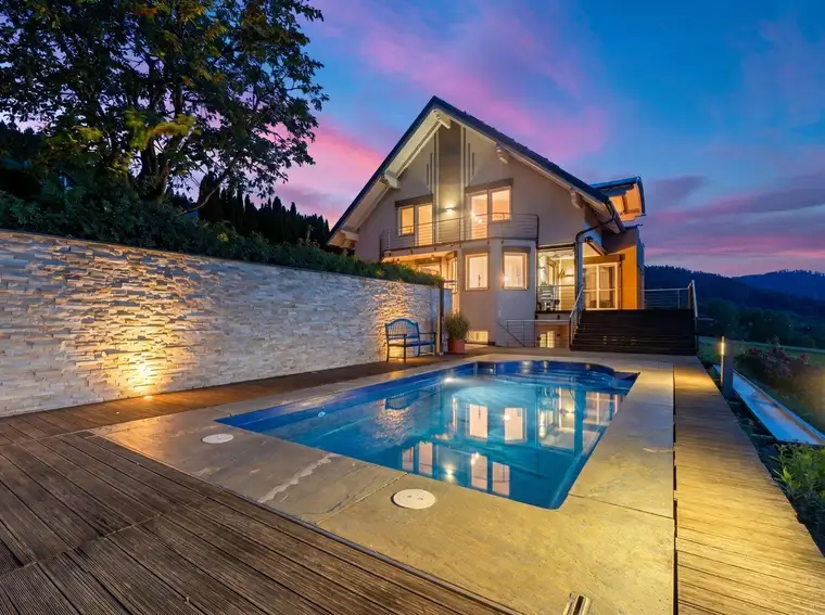 Exklusives Wohnhaus mit Panoramablick, Pool &amp; Home-Spa am Magdalensberg