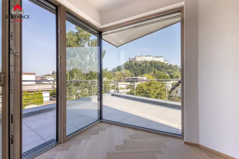 Penthouse mit Festungsblick | Wäschergasse - Nonntal | Rohbaubesichtigung möglich