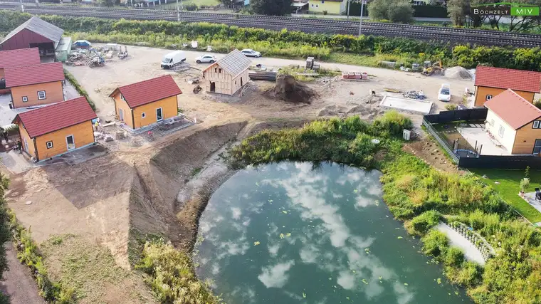 Letzter Bauabschnitt / noch 2(!) Häuser: NEUBAU GARTENHÄUSER mit Badeteichzugang +++ Spielberg, nahe Red Bull Ring +++