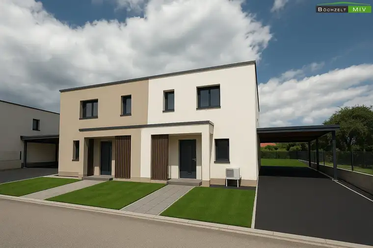 Hochwertige Neubau Doppelhaushälfte mit 3 Bädern in +++ Spielberg +++