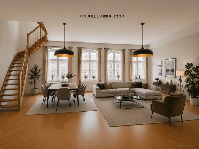 ERSTBEZUG nach Sanierung, Augartenpark und Innenstadtnähe, **RARITÄT** 4 ZI + Küche Altbaumaisonette, 3 Balkone *, Förderung**