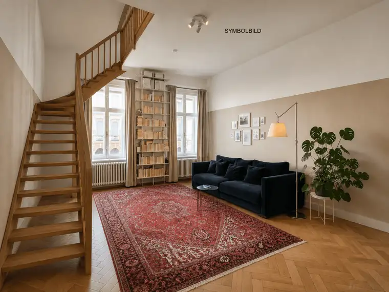 ERSTBEZUG nach Sanierung, Augartenpark und Innenstadtnähe, **RARITÄT** 4 ZI + Küche Altbaumaisonette, 3 Balkone + Garten*, Förderung**