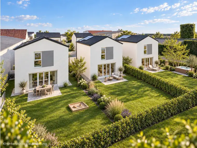 NEU: Fixpreis &amp; provisionsfrei | Ziegelmassiv-Einfamilienhaus | 206 m² Garten | 3 Stellplätzen inkl. E-Ladevorbeitung