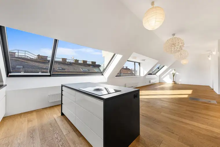 Luxuriöse 3-Zimmer-Dachgeschosswohnung mit exklusivem Flair nähe Kutschkermarkt