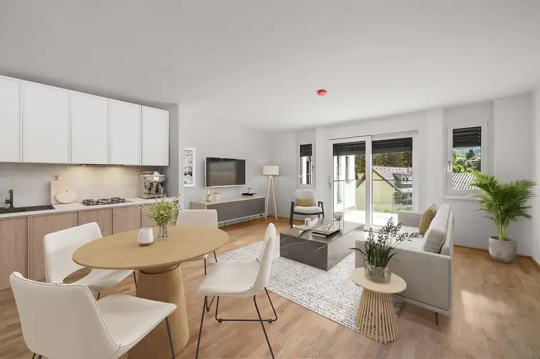 Erstbezug: Großzügige 4-Zimmer-Wohnung mit Balkon und Grünblick