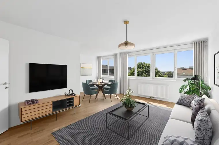 Frisch saniert &amp; ruhig gelegen – 3-Zimmer-Wohntraum mit Blick ins Grüne. Nähe Wertheimsteinpark und Hohe Warte